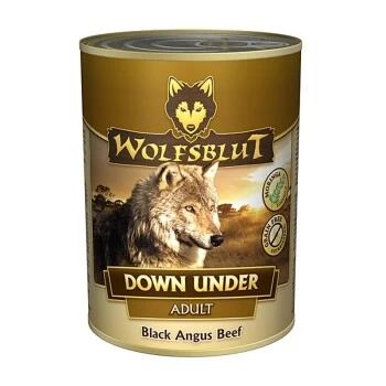 WOLFSBLUT Adult Down Under - Black Angus Beef Mit Kartoffeln - 6x395g