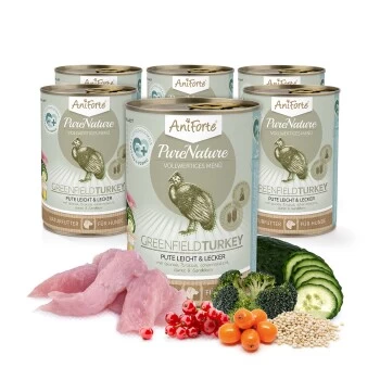 Aniforte GreenfieldTurkey Pute Mit Quinoa 2,4 Kg – Bild 2
