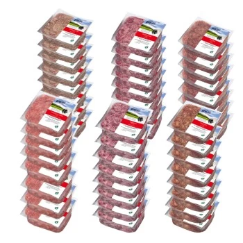 ProCani BARF-Paket Pur 6 Sorten Rind 48x500g -buy Nature