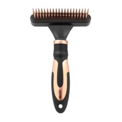 Europet Bernina NOIR Entwirrungsharke Rotierende Zinken Doppelt