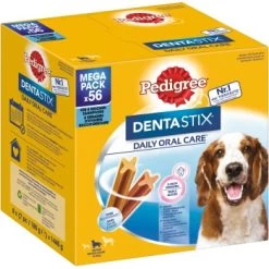Pedigree Zahnpflege Dentastix Multipack Für Mittelgroße Hunde 56 Stück