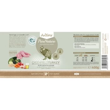 Aniforte GreenfieldTurkey Pute Mit Quinoa 2,4 Kg – Bild 3