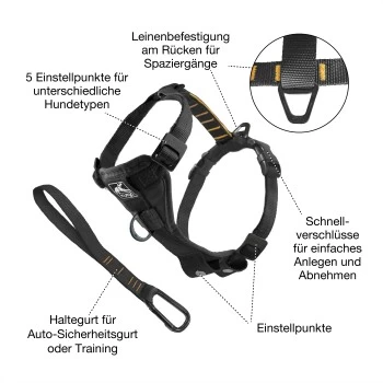 Kurgo Tru-Fit Smart Hundegeschirr XS – Bild 2