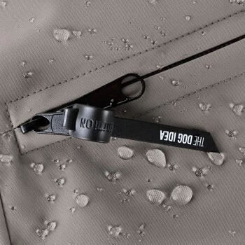 THE DOG IDEA Regenmantel Kayden Greige XXXS – Bild 4