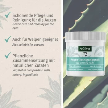 Aniforte Augen-Reinigungspads Augenpflege Pads 100 Stück – Bild 4