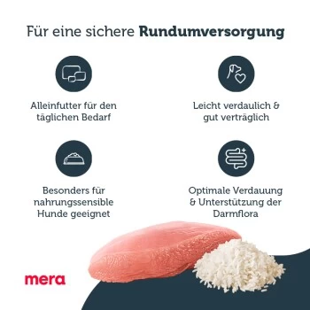 MERA Pure Sensitive Adult Truthahn & Reis 12,5 Kg – Bild 4