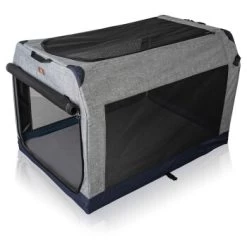 Knuffelwuff Faltbare Hundebox Transportbox Mit Aluminiumgestell M
