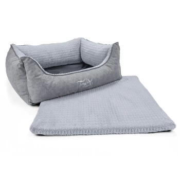 TrendPet VitaBed Style Orthopädisches Hundebett Grau S – Bild 6