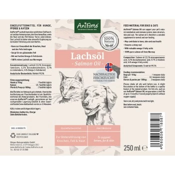 Aniforte Lachsöl 250ml – Bild 2