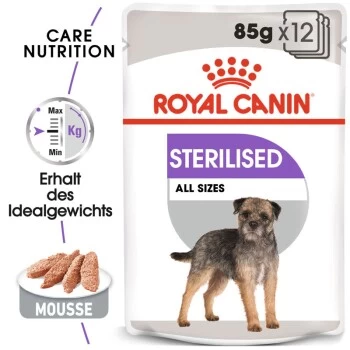 ROYAL CANIN Sterilised Adult Pouch 12x85g