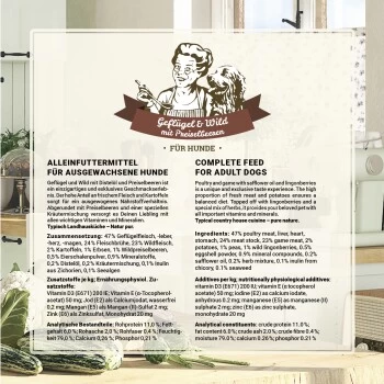 Betty's Landhausküche Wild & Geflügel 6 X 400g Für Hund – Bild 5