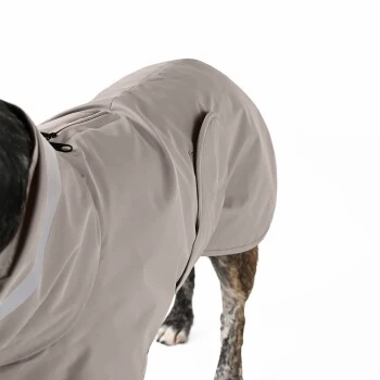 THE DOG IDEA Regenmantel Kayden Greige XXXS – Bild 6