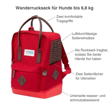 Kurgo Hunderucksack Nomad – Bild 4