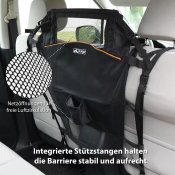 Kurgo Rücksitz-Trennwand Für Hunde, Schwarz – Bild 3
