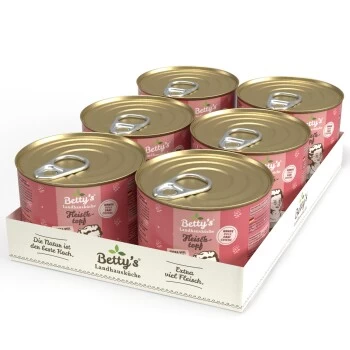 Betty's Landhausküche Fleischtopf (All Meat) 6 X 200g Für Hund – Bild 2