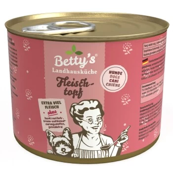 Betty's Landhausküche Fleischtopf (All Meat) 6 X 200g Für Hund