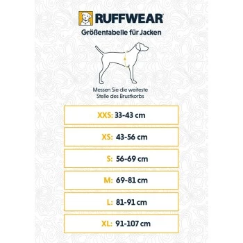 Ruffwear Stumptown™ Hundejacke Blau XL – Bild 11