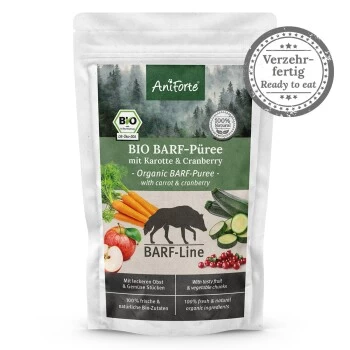 Aniforte BIO BARF Püree Karotte & Cranberry 5 X 150g