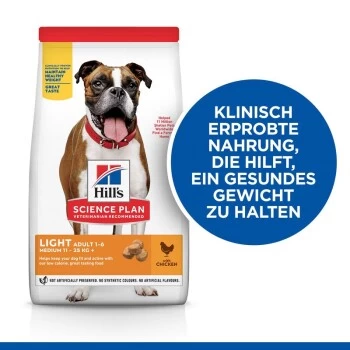 Hill's Science Plan Adult Light Medium Mit Huhn 14 Kg – Bild 4