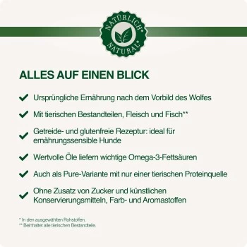 REAL NATURE WILDERNESS Senior True Country Huhn & Lachs 6x800 G – Bild 3