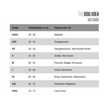 THE DOG IDEA Regenmantel Duke Schwarz XXXS – Bild 7