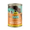 Fiete Adult Huhn & Lamm Deutsches Premium-Nassfutter 6x400g Dose