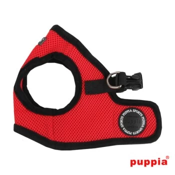 Puppia Geschirr Super Soft B (Step) Rot XS – Bild 2