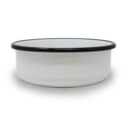 Lills Emaillenapf "Nele" - Gr. L - Weiß